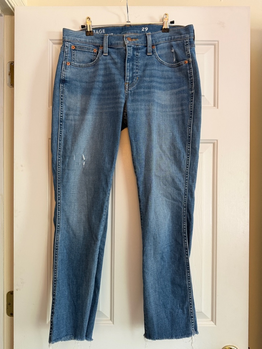 J. Crew Denim Straight-Leg Jeans Everyday comfort flattering fit perfect balance